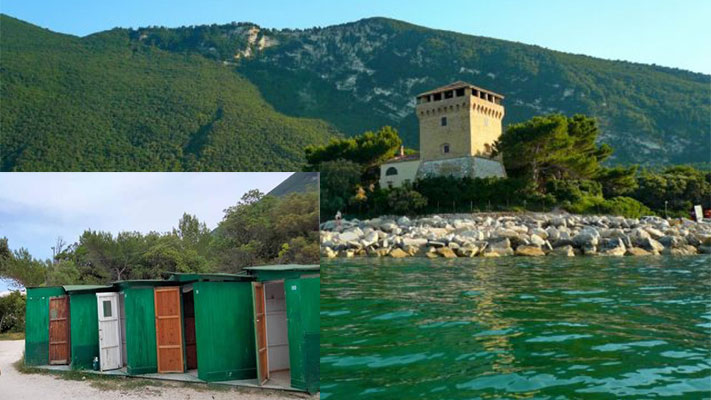 Asta Pubblica per l’assegnazione delle Cabine Balneari della Torre di Portonovo